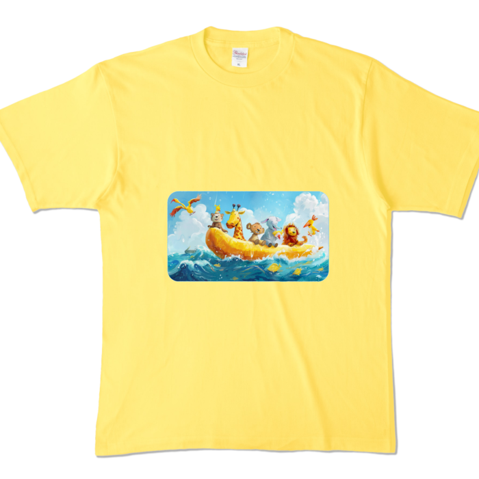 カラーTシャツ - XL - イエロー (濃色)(1)