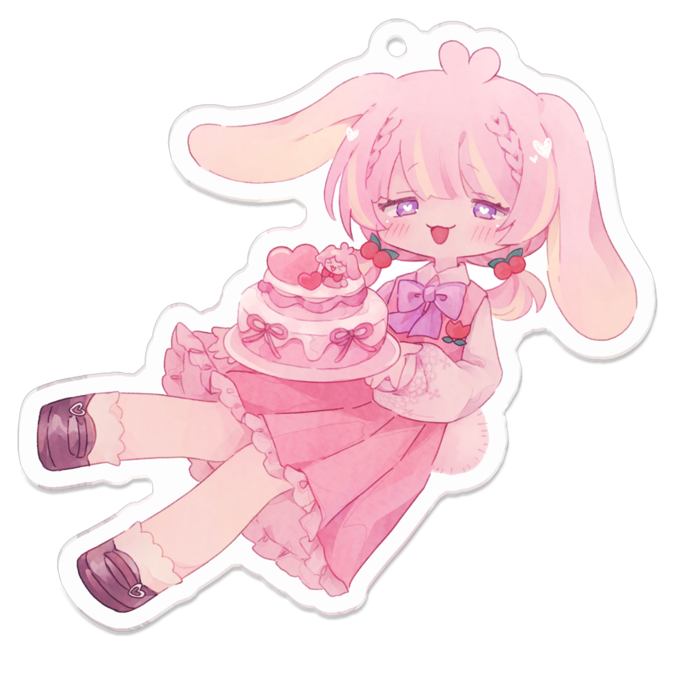 アクリルキーホルダー - 70 x 70 (mm)