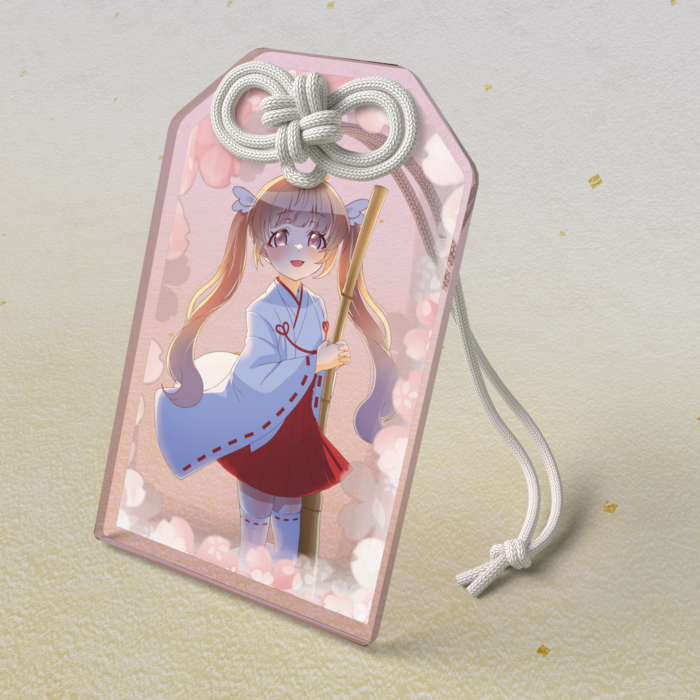 アクリルお守り - 50 × 80mm