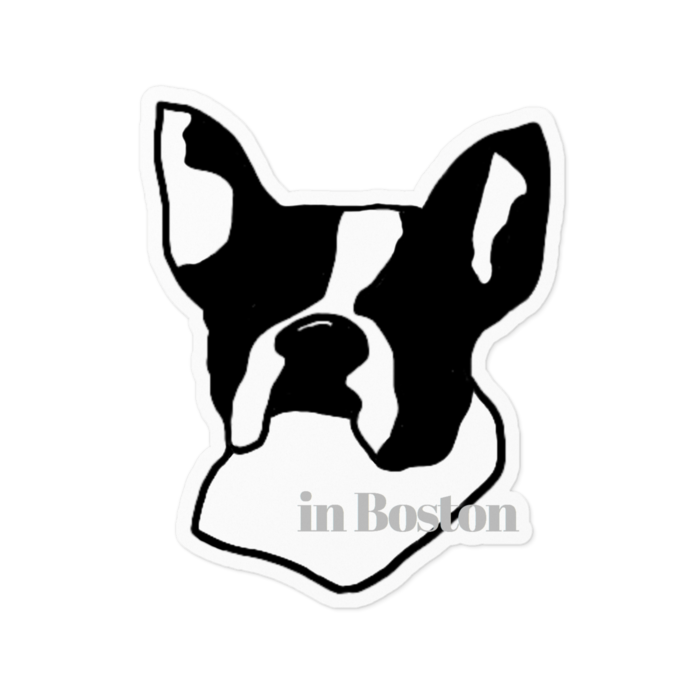 Boston Terrier Sticker Inunohito Booth