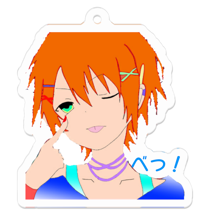 アクリルキーホルダー - 50 x 50 (mm)