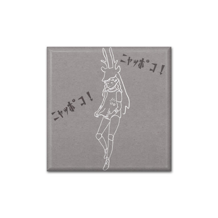 缶バッジ - 四角形40mm