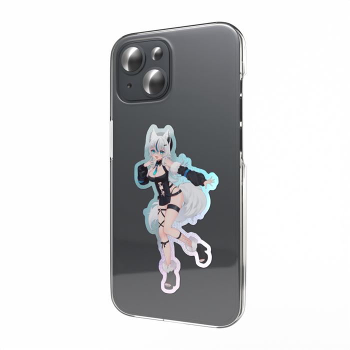 オーロラスマホステッカー - 縦