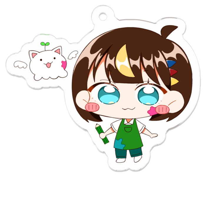 アクリルキーホルダー - 50 x 50 (mm)