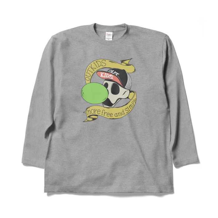 ロングスリーブTシャツ - XL - 杢グレー