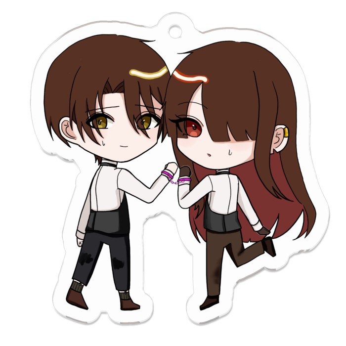 アクリルキーホルダー - 50 x 50 (mm)