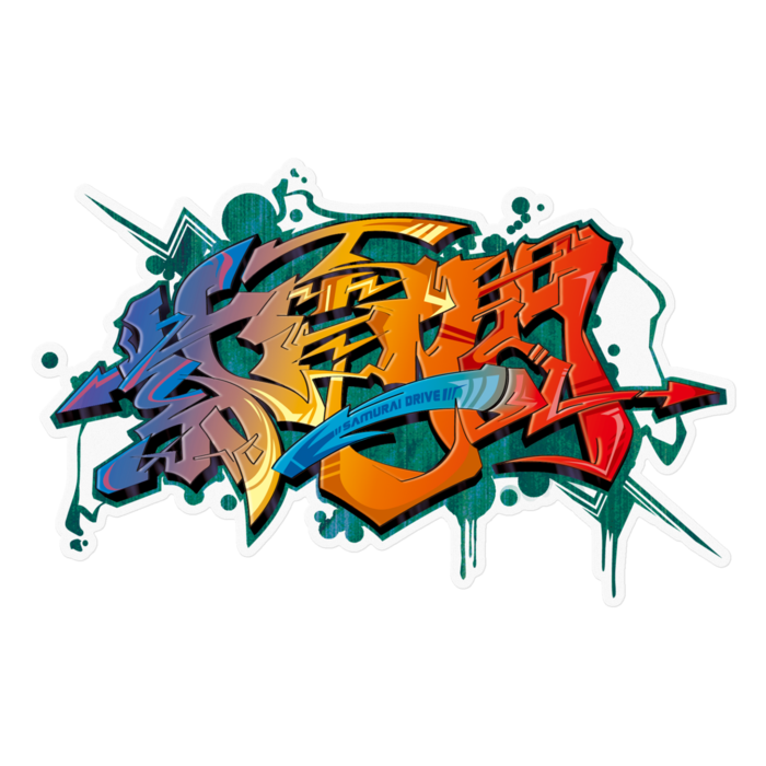 背景透明ステッカー - 100 x 100 (mm)