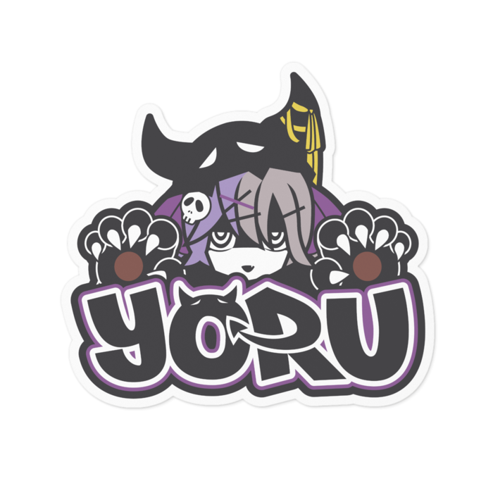 ステッカー ホワイト- 100 x 100 (mm)