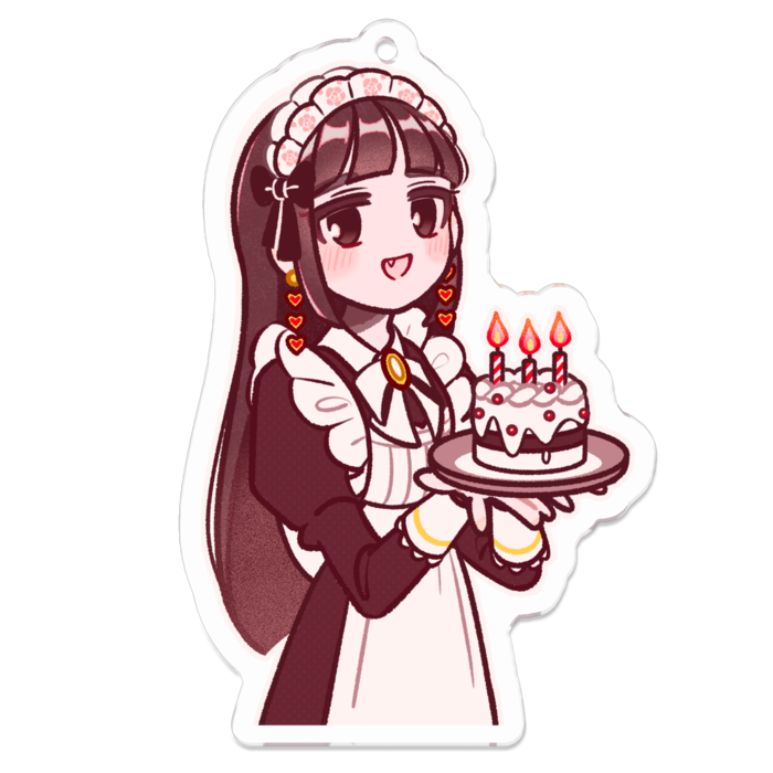 アクリルキーホルダー - 70 x 70 (mm)