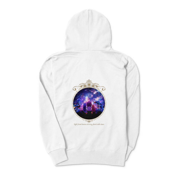 ジップパーカー - S - ホワイト