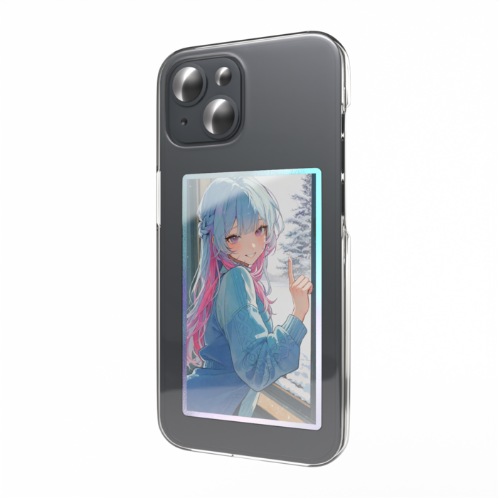 オーロラスマホステッカー - 縦