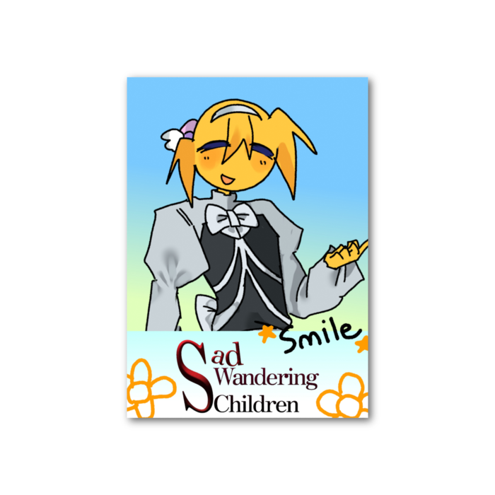 フォト風カード - スマイル