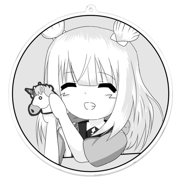 アクリルキーホルダー - 100 x 100 (mm)