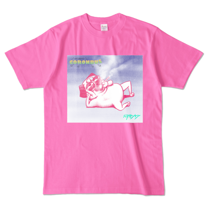カラーTシャツ - L - ピンク (濃色)