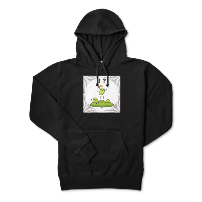 プルパーカー　黒　M