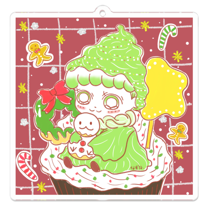 アクリルキーホルダー - 70 x 70 (mm)