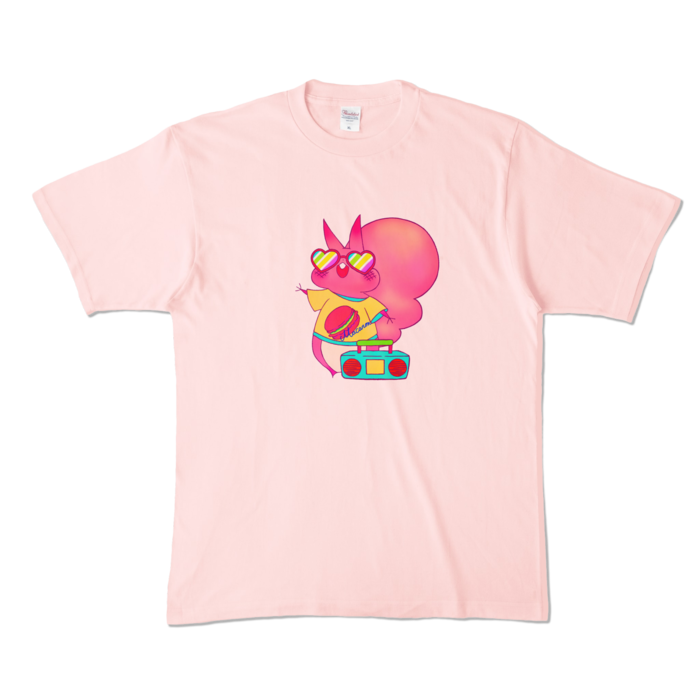 カラーTシャツ - XL - ライトピンク (淡色)