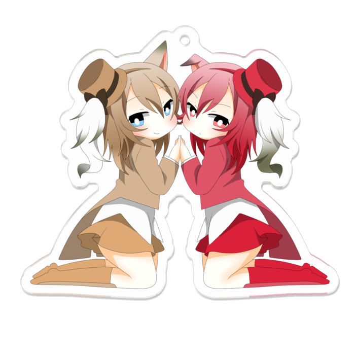 アクリルキーホルダー - 70 x 70 (mm)
