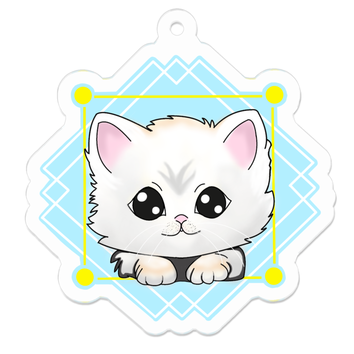 アクリルキーホルダー - 50 x 50 (mm)