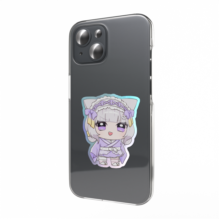 オーロラスマホステッカー - W55 × H91mm 以内