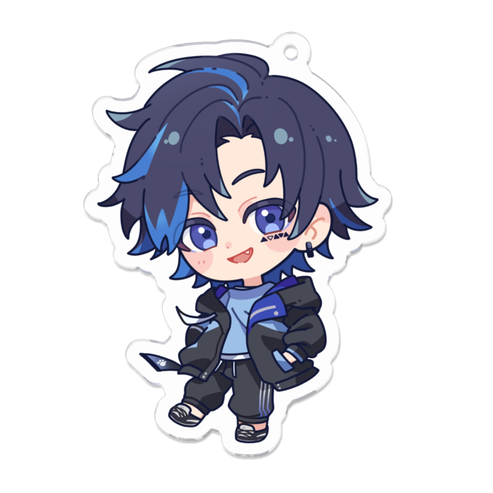 アクリルキーホルダー(コーティング) - 70 x 70 (mm)