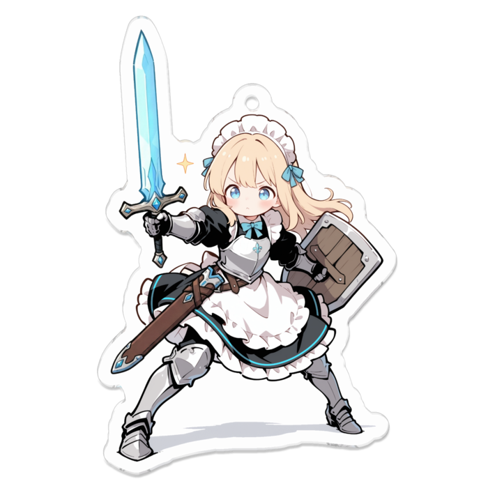 アクリルキーホルダー - 70 x 70 (mm)