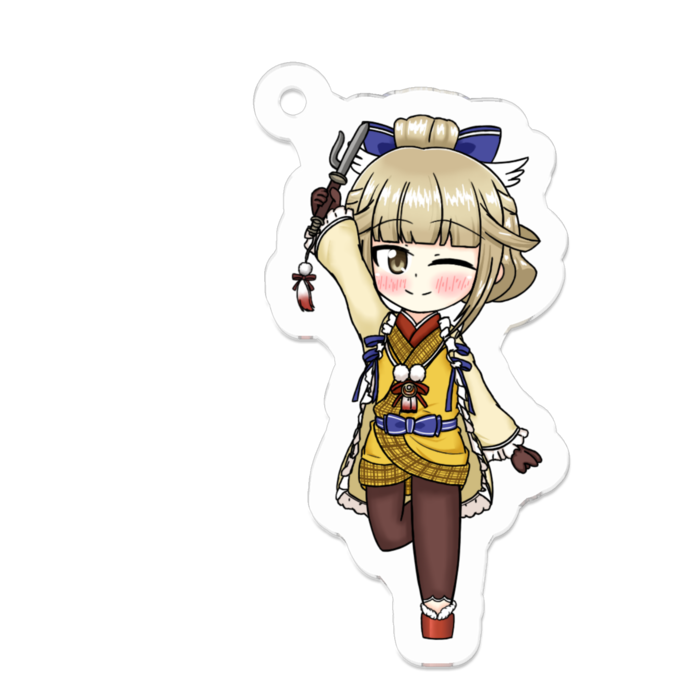 アクリルキーホルダー - 50 x 50 (mm)