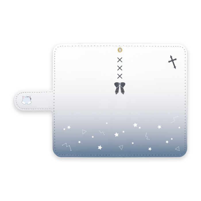 手帳型Androidケース - S - ストラップ穴 あり