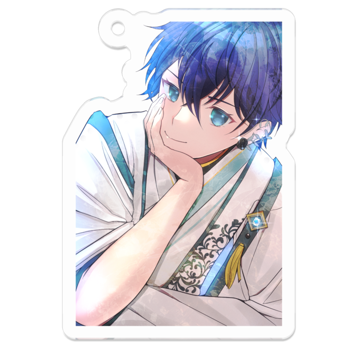 アクリルキーホルダー（コーティング） - 50 x 50 (mm)