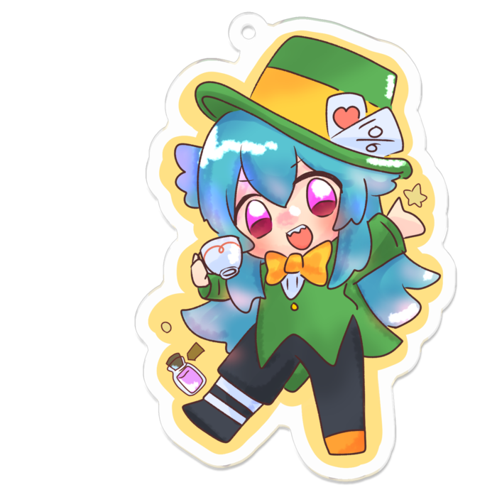 アクリルキーホルダー - 70 x 70 (mm)