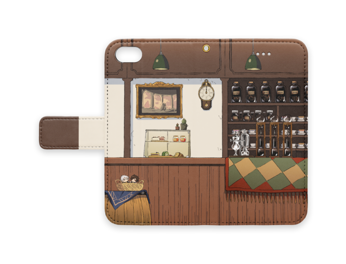手帳型iPhoneケース - iPhone 8 / 7 - ストラップ穴 あり