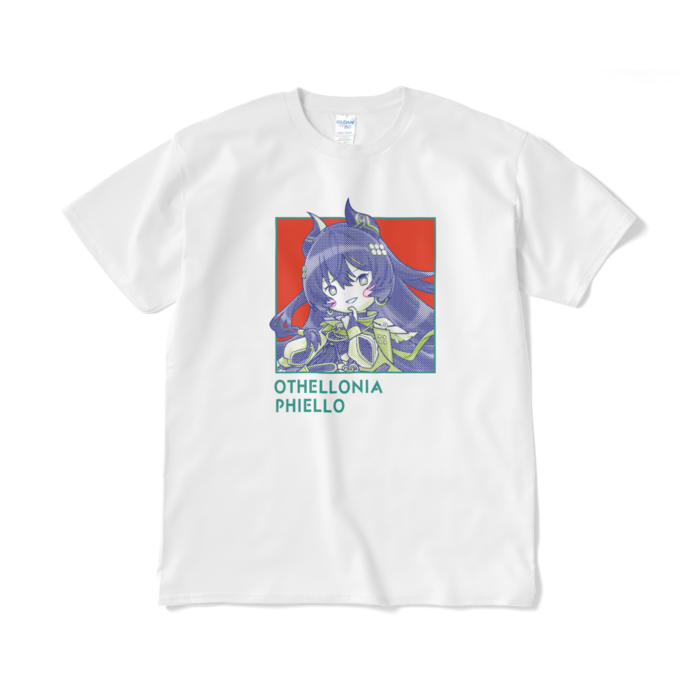 ちびキャラ「運命の輪フィーロ」デザインTシャツ（XL/ホワイト）