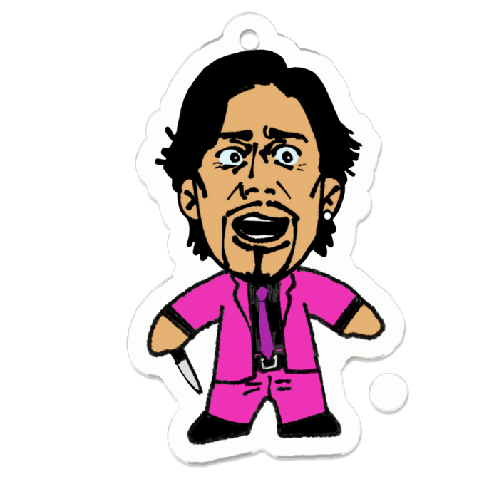 アクリルキーホルダー - 50 x 50 (mm)