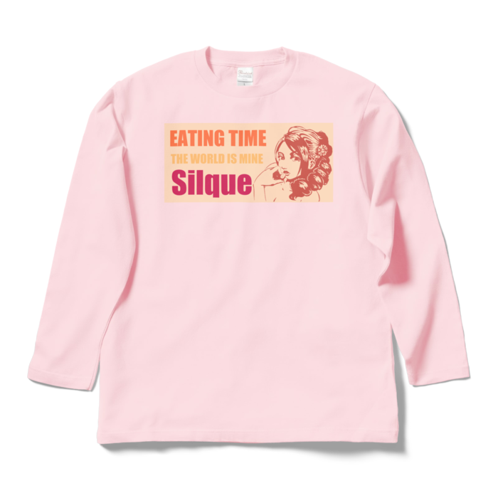ロングスリーブTシャツ - L - ライトピンク