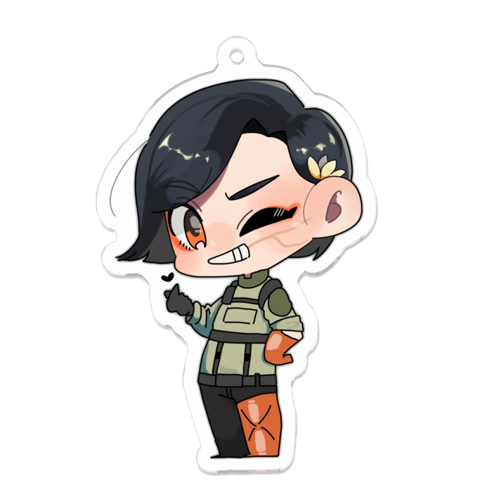 アクリルキーホルダー - 70 x 70 (mm)