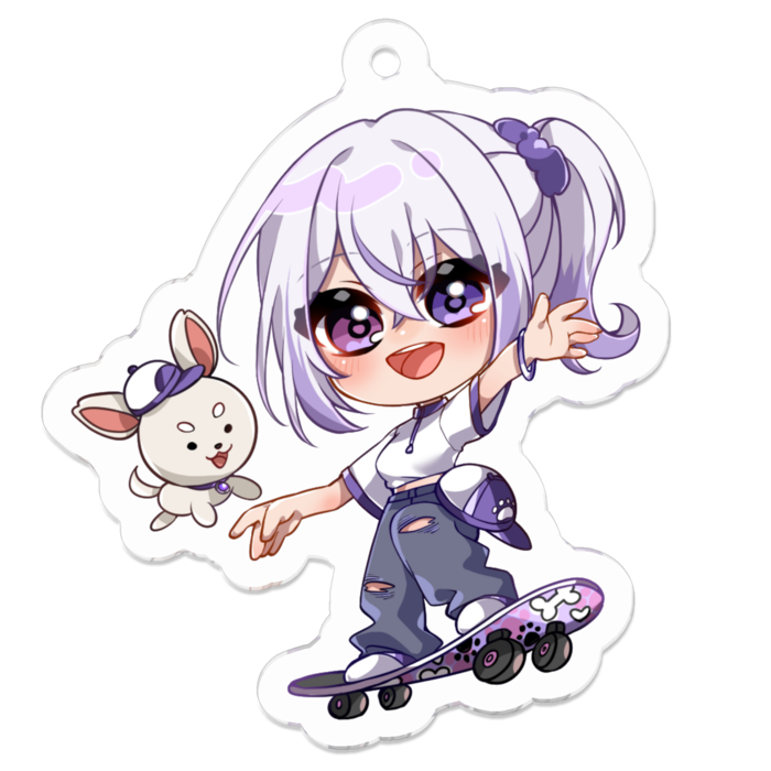 アクリルキーホルダー - 50 x 50 (mm)