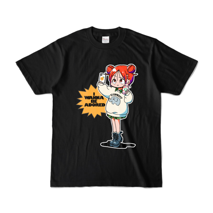 カラーTシャツ - S - ブラック (濃色)