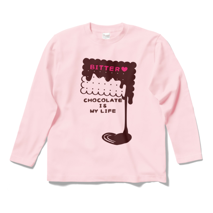 ロングスリーブTシャツ - S - ライトピンク