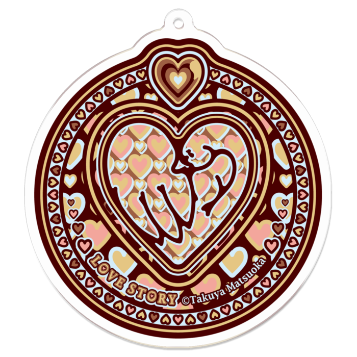 アクリルキーホルダー - 70 x 70 (mm)