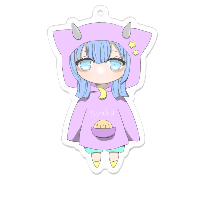 アクリルキーホルダー - 70 x 70 (mm)