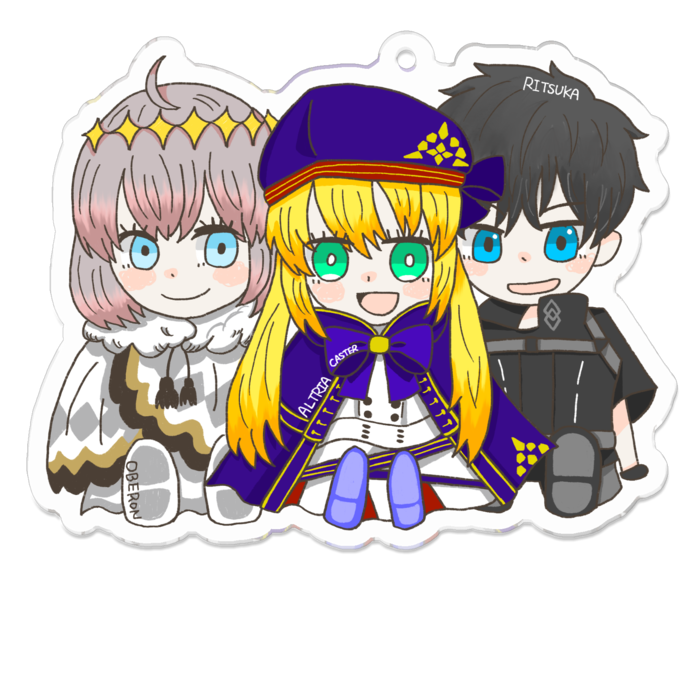 アクリルキーホルダー - 70 x 70 (mm)