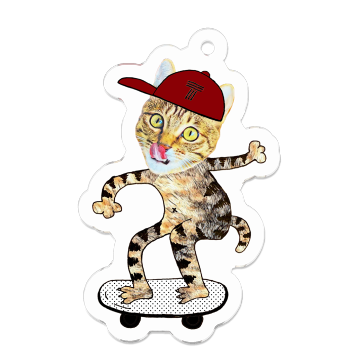 アクリルキーホルダー - 50 x 50 (mm)