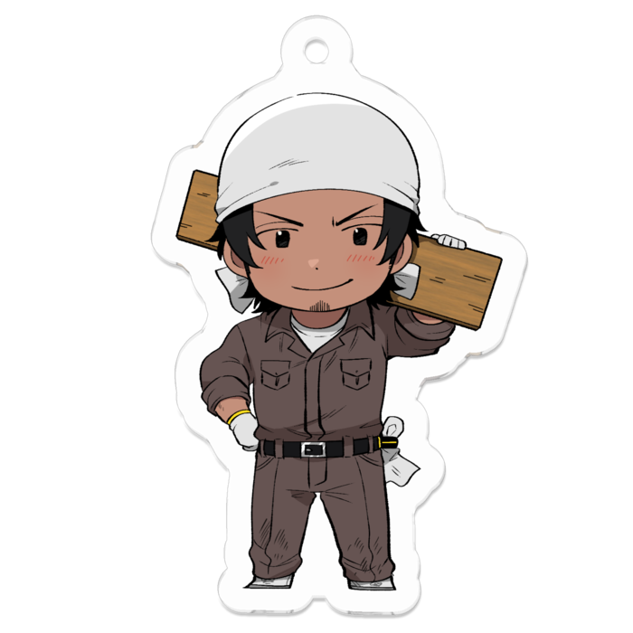 アクリルキーホルダー - 50 x 50 (mm)