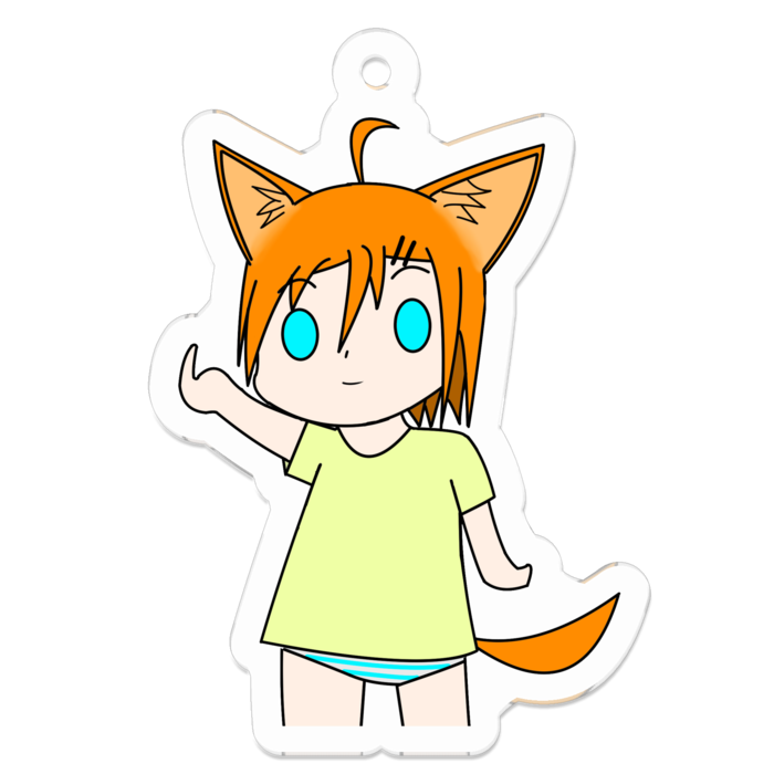 アクリルキーホルダー - 50 x 50 (mm)