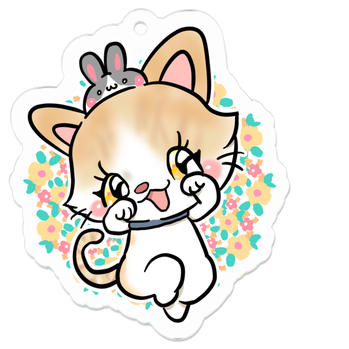 アクリルキーホルダー - 50 x 50 (mm)