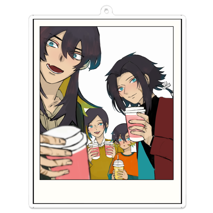 アクリルキーホルダー - 100 x 100 (mm)