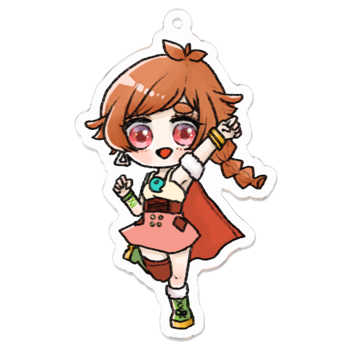 アクリルキーホルダー - 70 x 70 (mm)