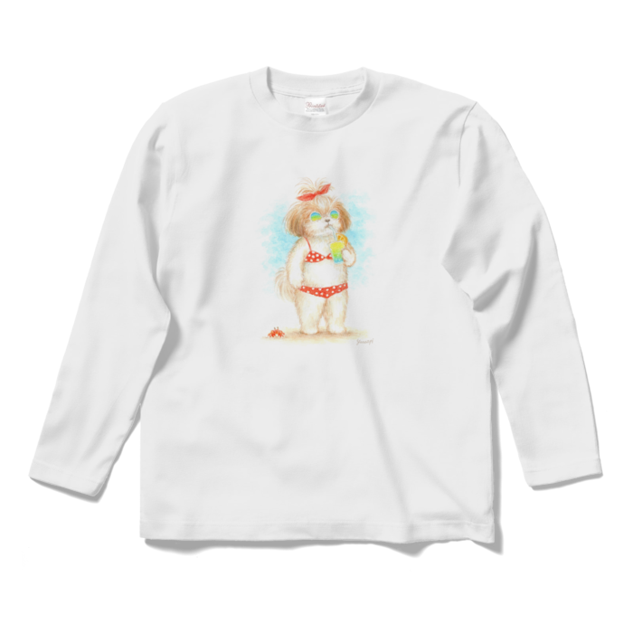 ロングスリーブTシャツ - S - ホワイト/Long Sleeve T-Shirt white(S)
