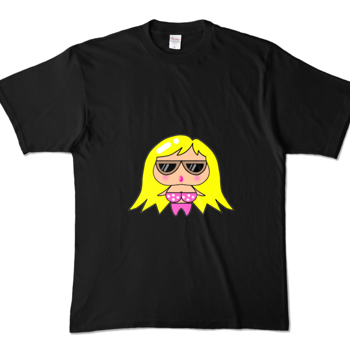 カラーTシャツ - XL - ブラック (濃色)