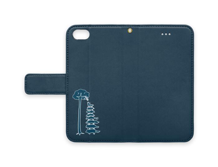 手帳型iPhoneケース - iPhone7 - ストラップ穴 あり